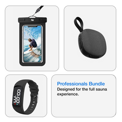 Accessories Bundle - Heatproof Phone Case, Wrist Timer, Speaker